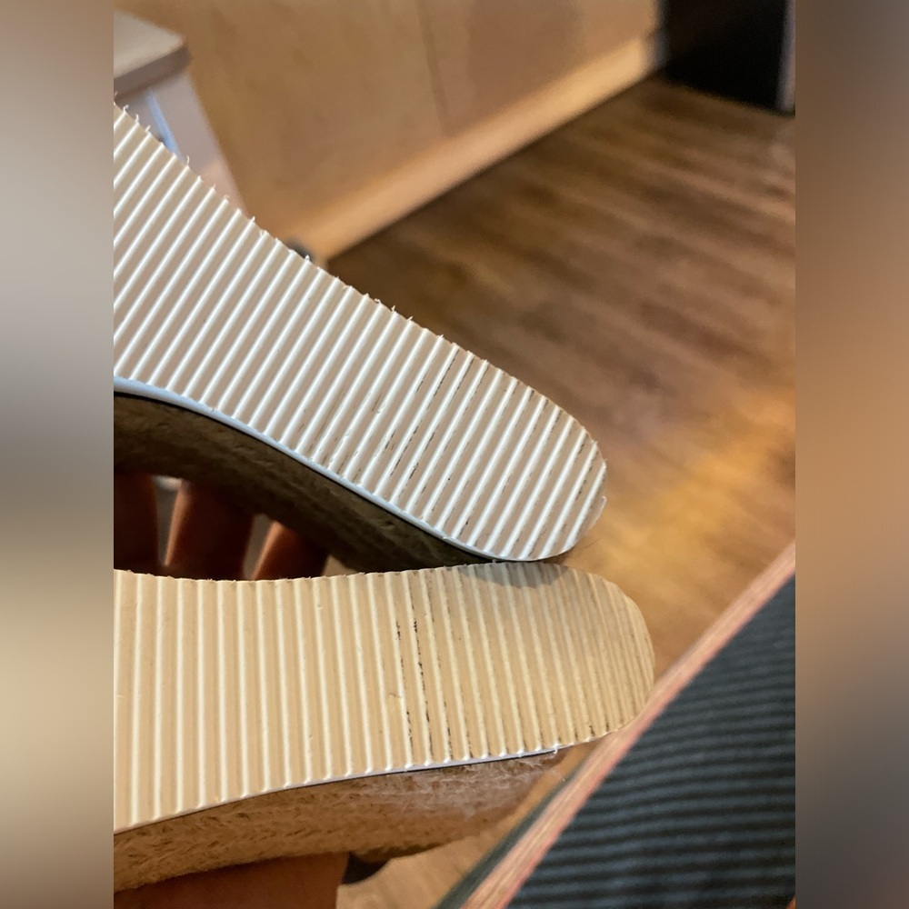 See‎ by Chloé Glyn Leather Wedge Sandals *flawed - Picture 7 of 8